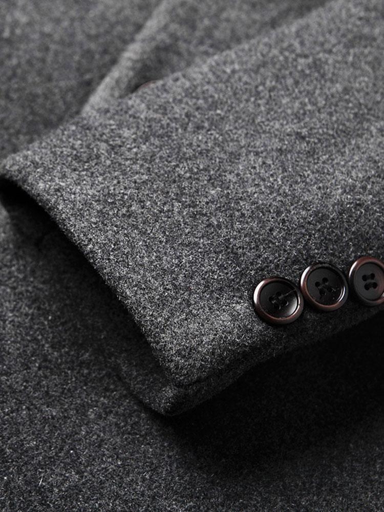 Thane | Lapel Woolen Overcoat