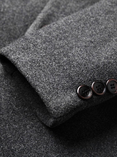 Thane | Lapel Woolen Overcoat