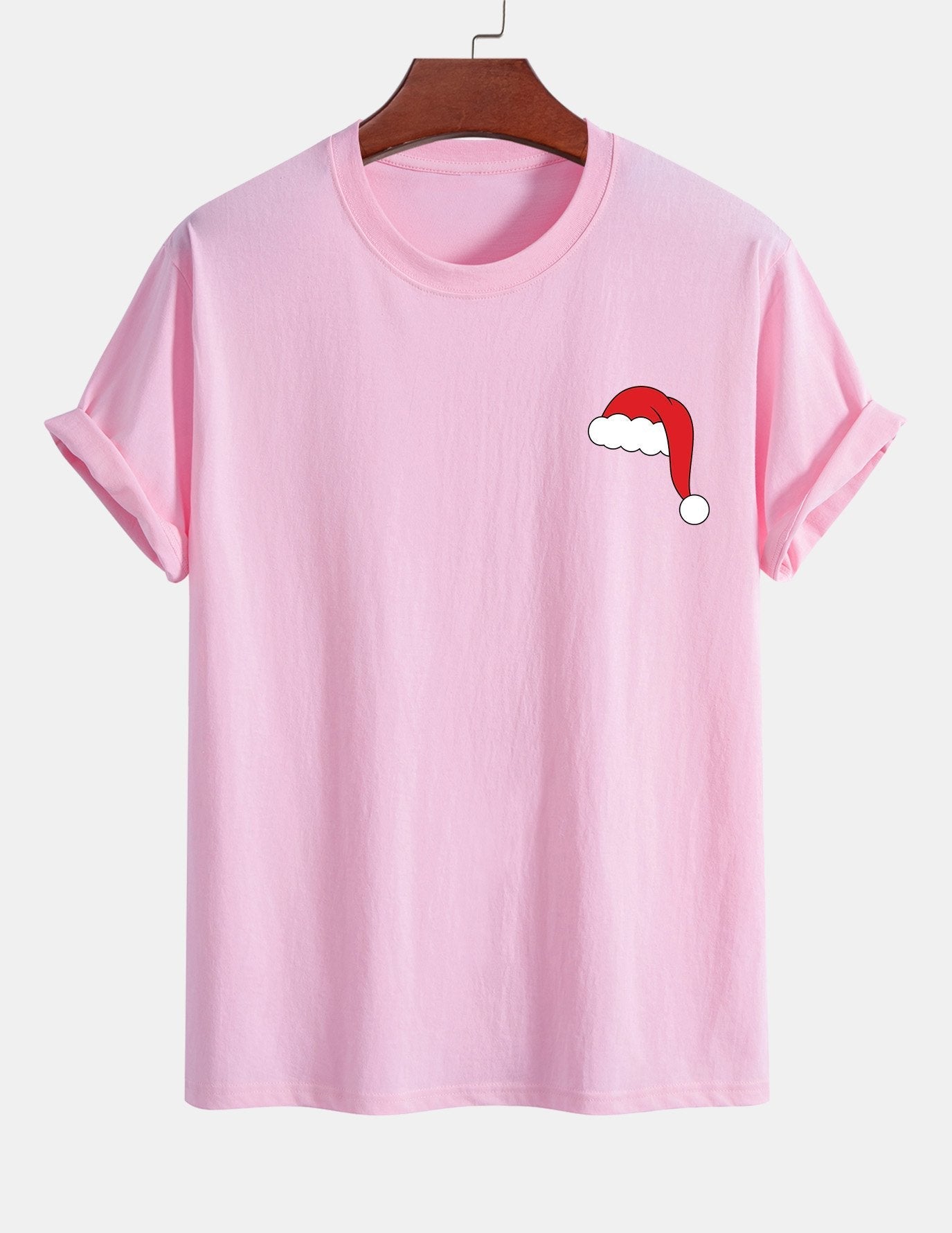 Alejandro® | Santa Hat Print Cotton T-Shirt