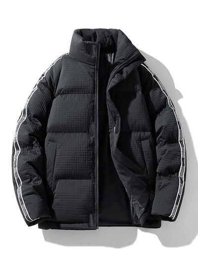 Silas | Waffle Zip Up Puffer Coat