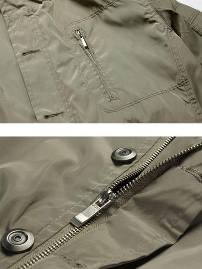 Julian | Button Up Funnel Neck Jacket