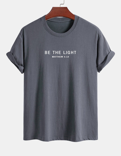 Asdrúbal® | Be The Light Print Cotton T-Shirt
