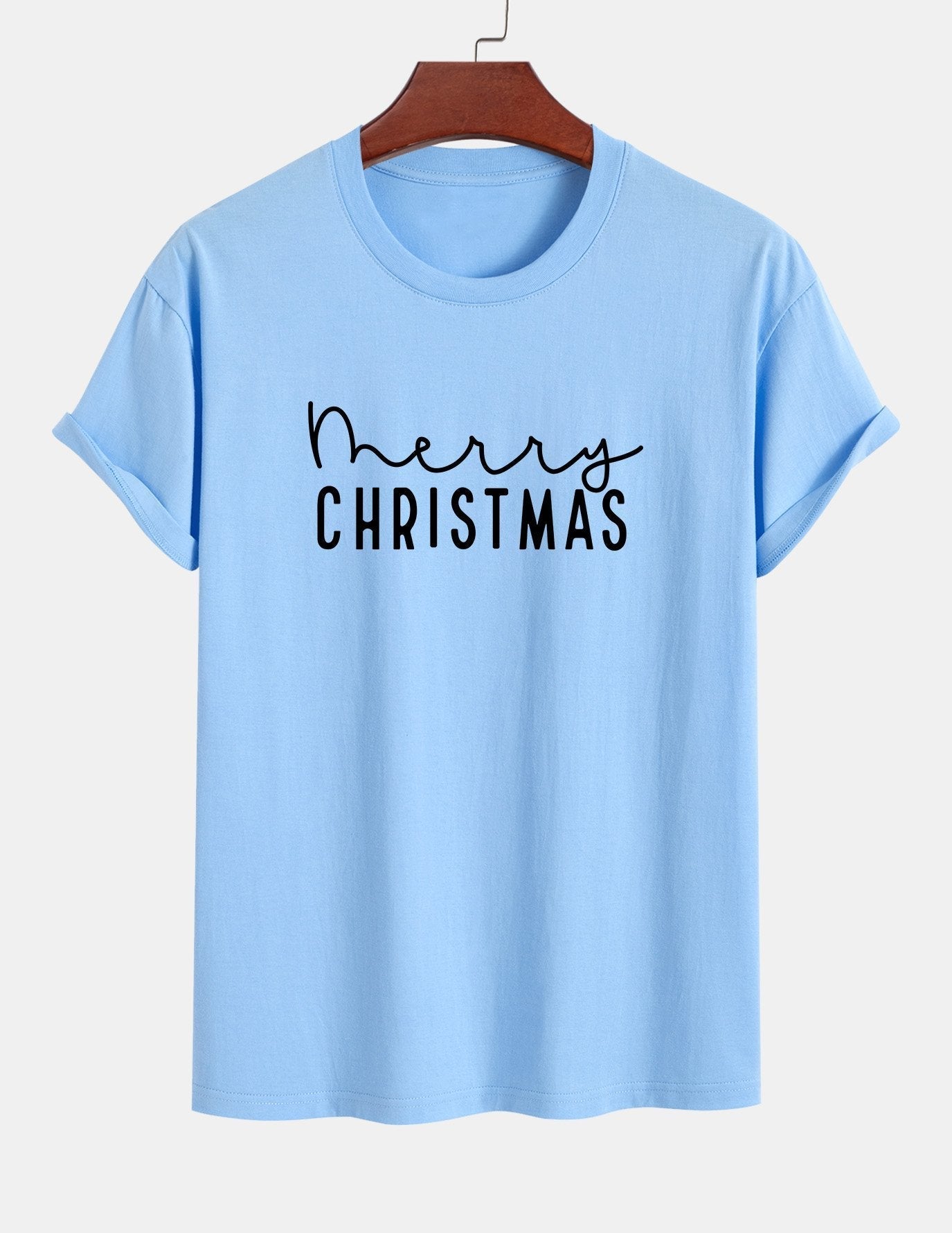 Adelmo® | Christmas Print Cotton T-Shirt
