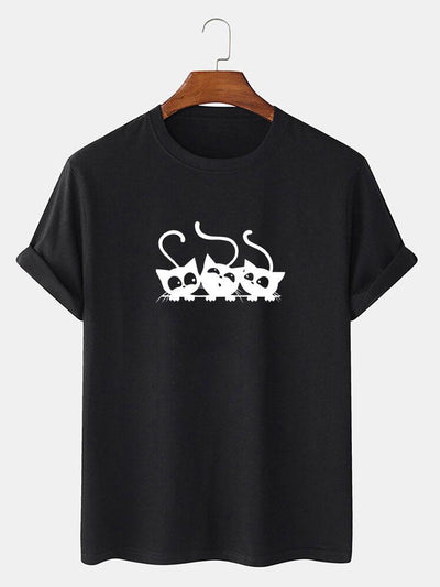 Jake® | Three Kittens Print T-Shirt