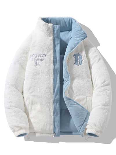 Guillermo | Reversible Teddy Fleece Corduroy Coat
