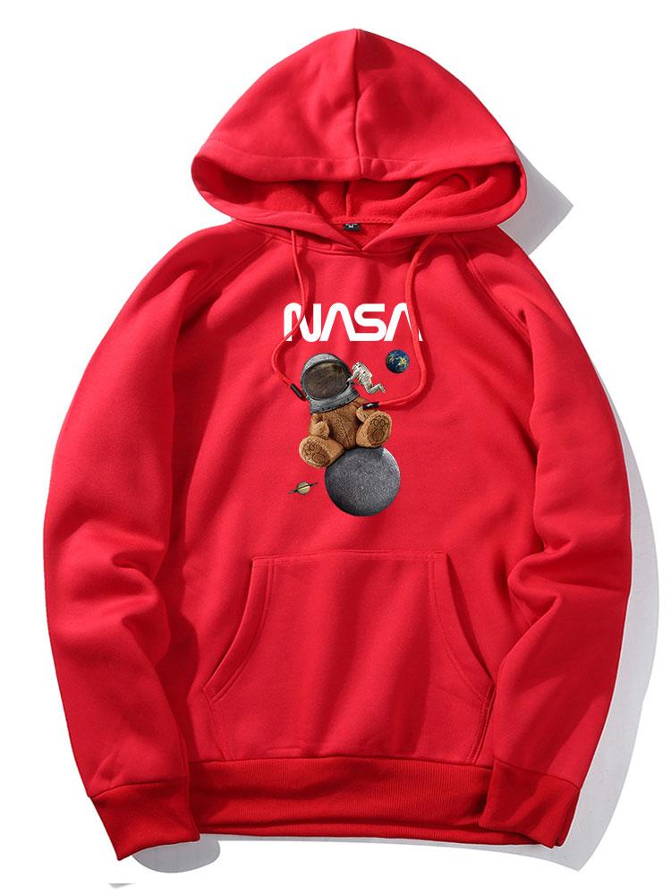 Joseph | NASA Space Bear Print Hoodie