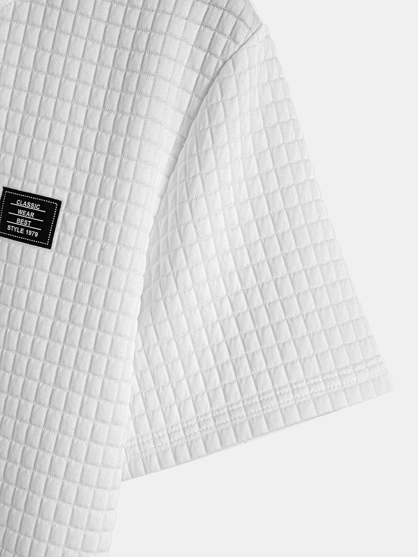 Alejandro® | Waffle Hooded Arc Hem T-Shirt