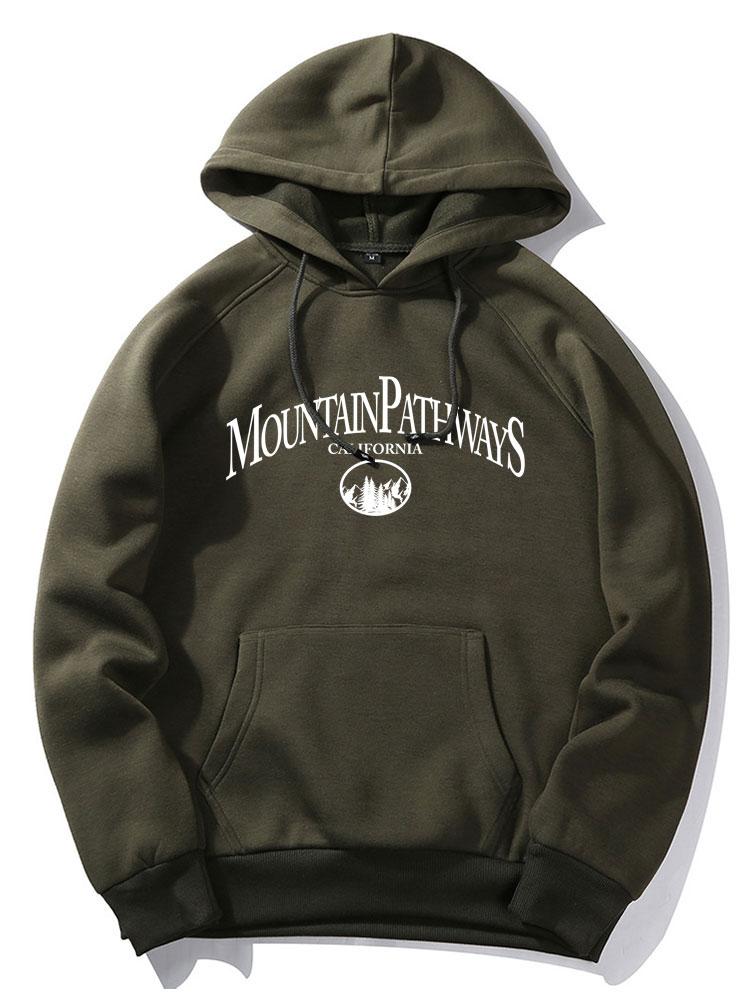 Trey | Mountain Pathways Print Hoodie