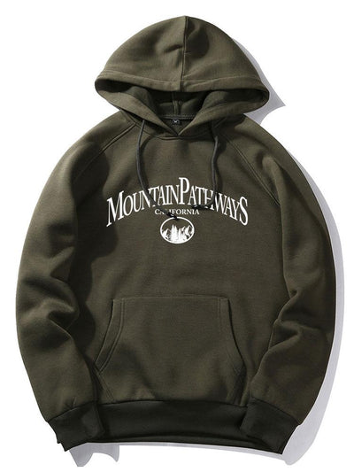 Trey | Mountain Pathways Print Hoodie