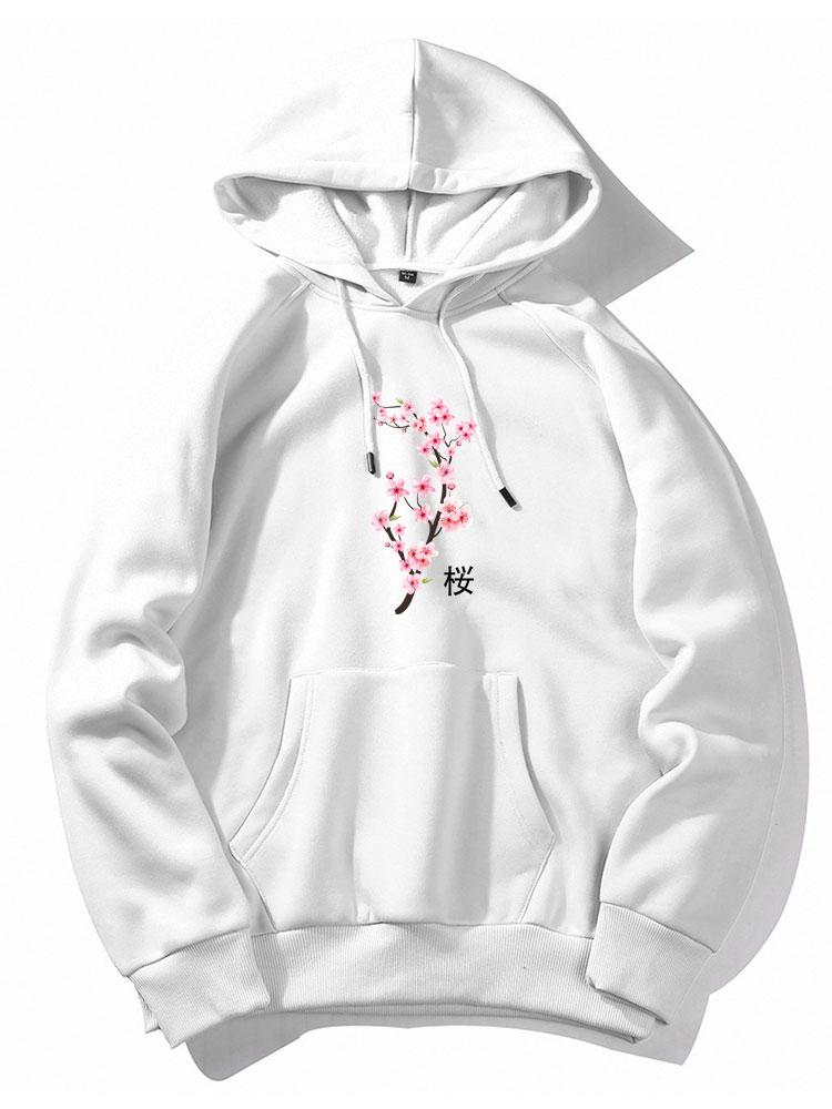 Elian | Cherry Blossoms Print Hoodie
