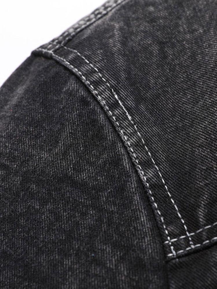 Emmett | Teddy Lined Washed Denim Jacket