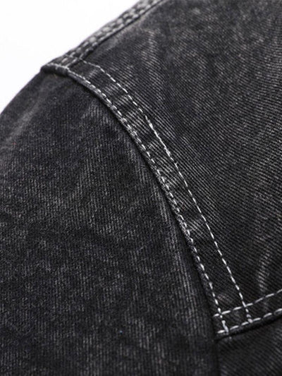 Emmett | Teddy Lined Washed Denim Jacket