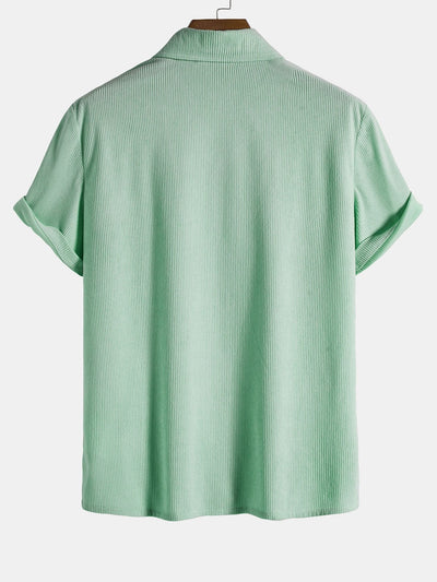 Arturo® | Short Sleeve Corduroy Revere Shirt