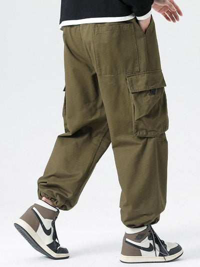 Bandon® | Elastic Drawstring Cuff Parachute Cargo Pants