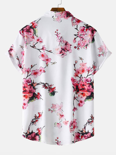 Arian® | Floral Print Button Up Shirt