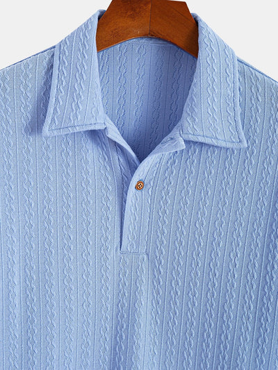 Horace® | Textured Jacquard Polo
