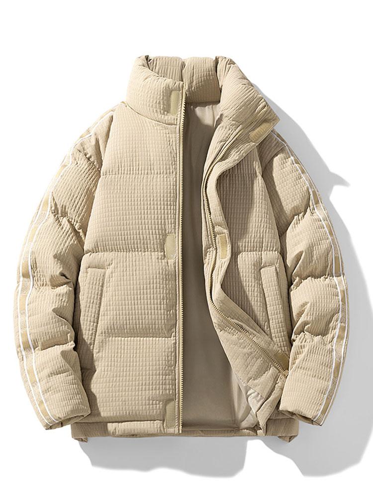 Silas | Waffle Zip Up Puffer Coat