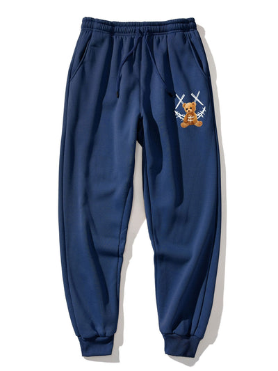 Baldomar® | Graffiti Smiley Bear Print Jogger Pants