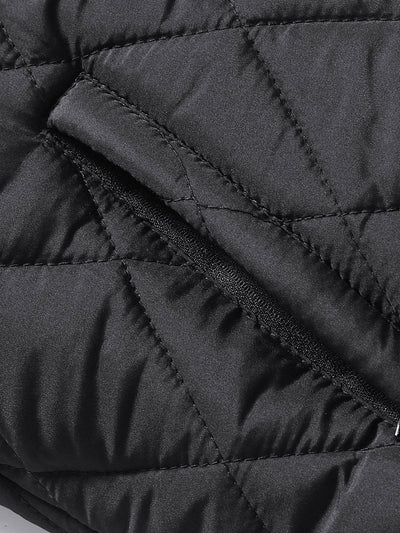 Orion | Teddy Lined Detachable Hooded Quilted Coat