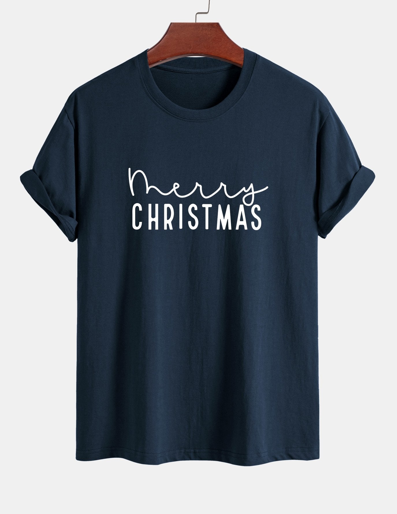 Adelmo® | Christmas Print Cotton T-Shirt