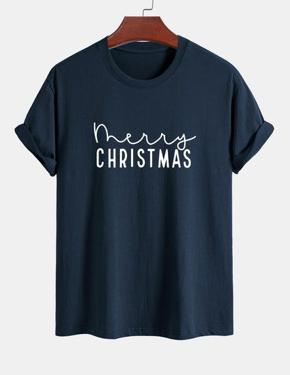 Adelmo® | Christmas Print Cotton T-Shirt