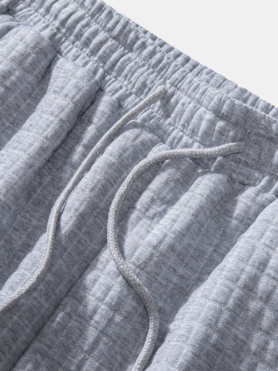 Baako® | Drawstring Waffle Jogger Pants
