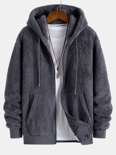 Jerry® | Teddy Zip Up Hooded Coat & Teddy Jogger Pants