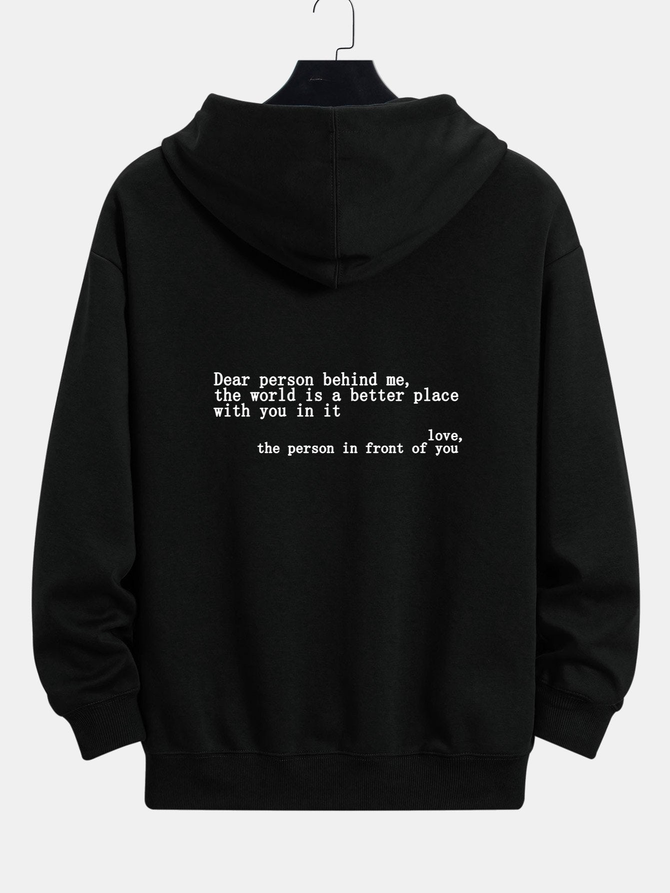 Noah | Slogan Print Relax Fit Hoodie