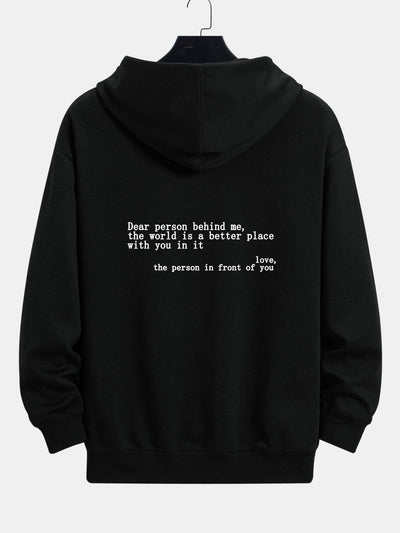 Noah | Slogan Print Relax Fit Hoodie