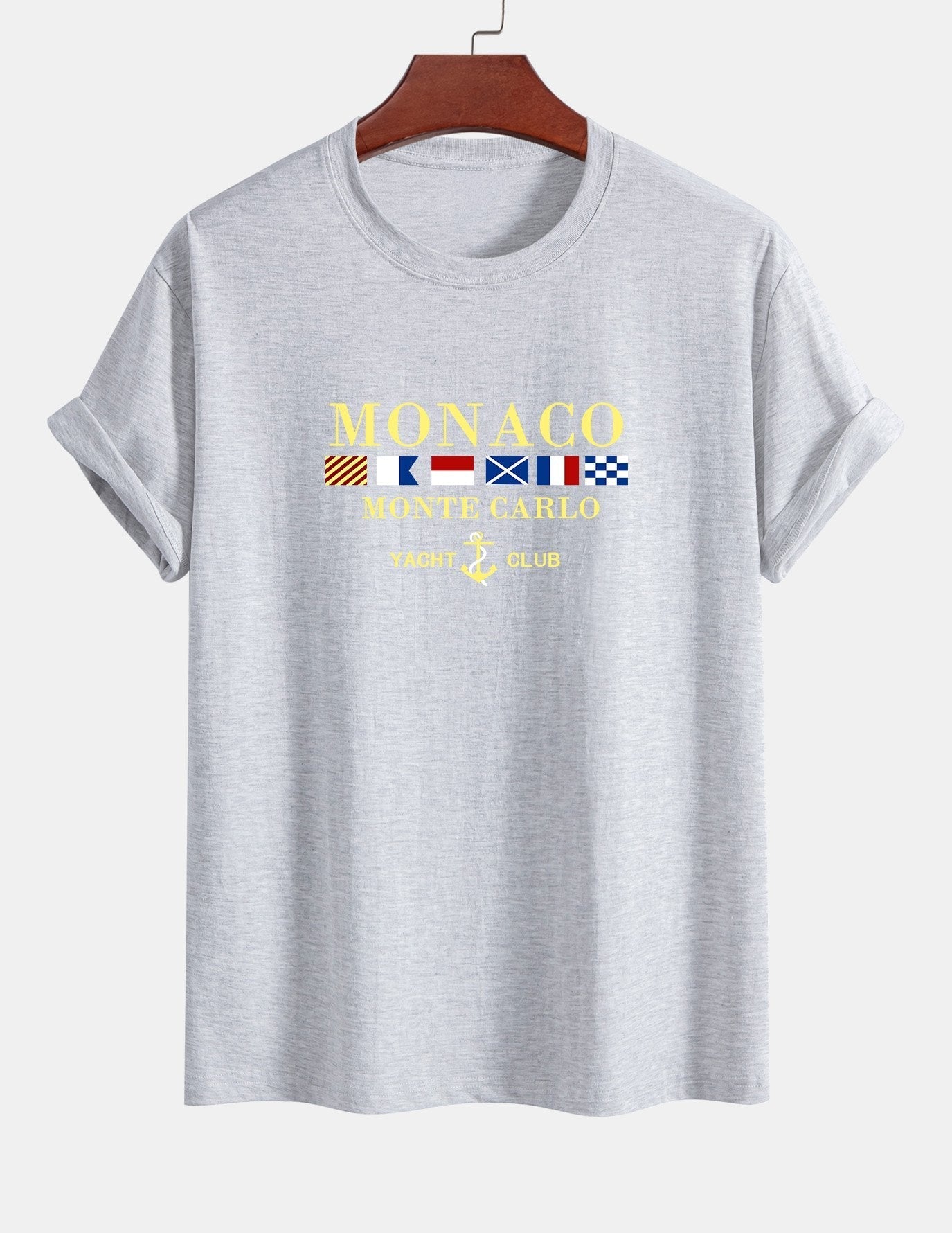 Arnaldo® | Monaco Slogan Print Cotton T-Shirt