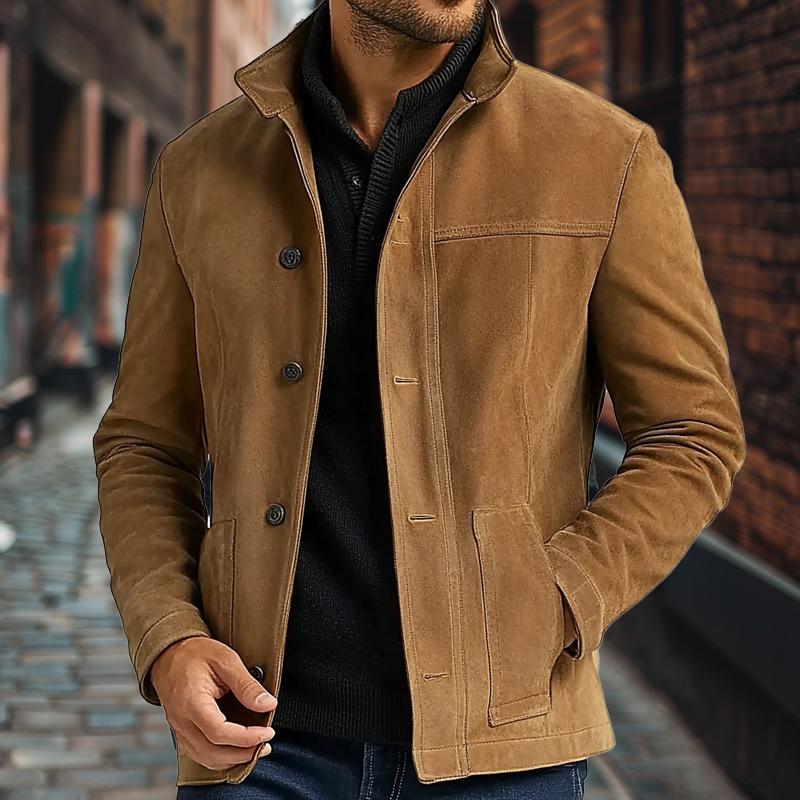Men's Vine Sede Single Breasted Jacket