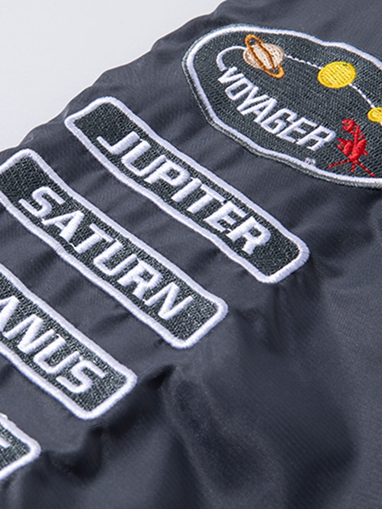 Hunter | Reversible NASA Embroidered Patch Bomber Jacket