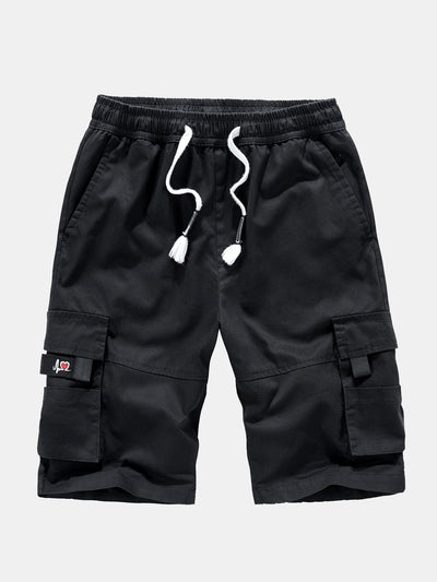 Plato | Drawstring Chino Cargo Shorts