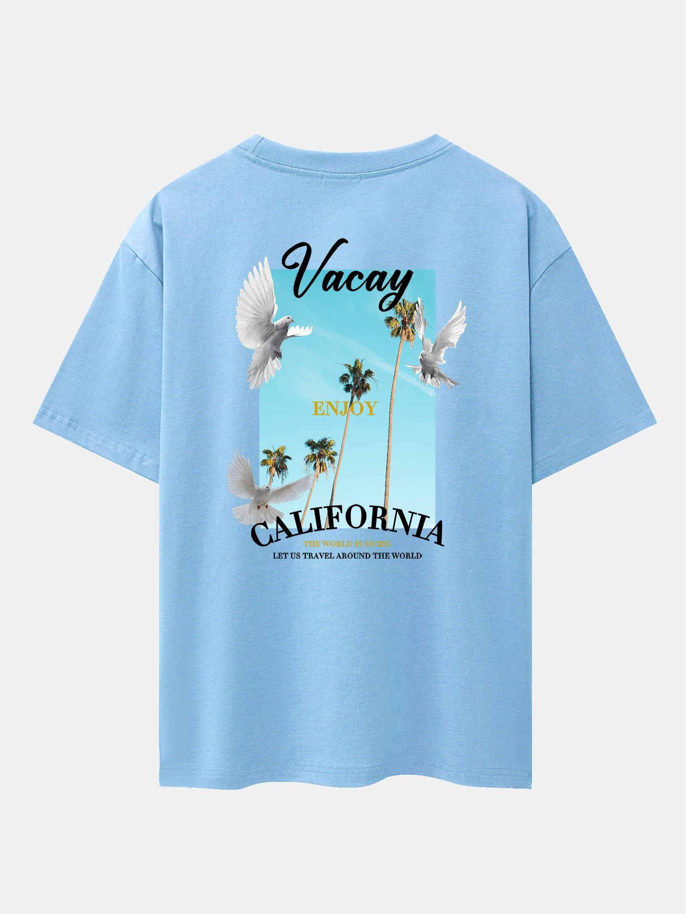 Gaspar® | Dove Back Print Drop Shoulder Oversize T-Shirt