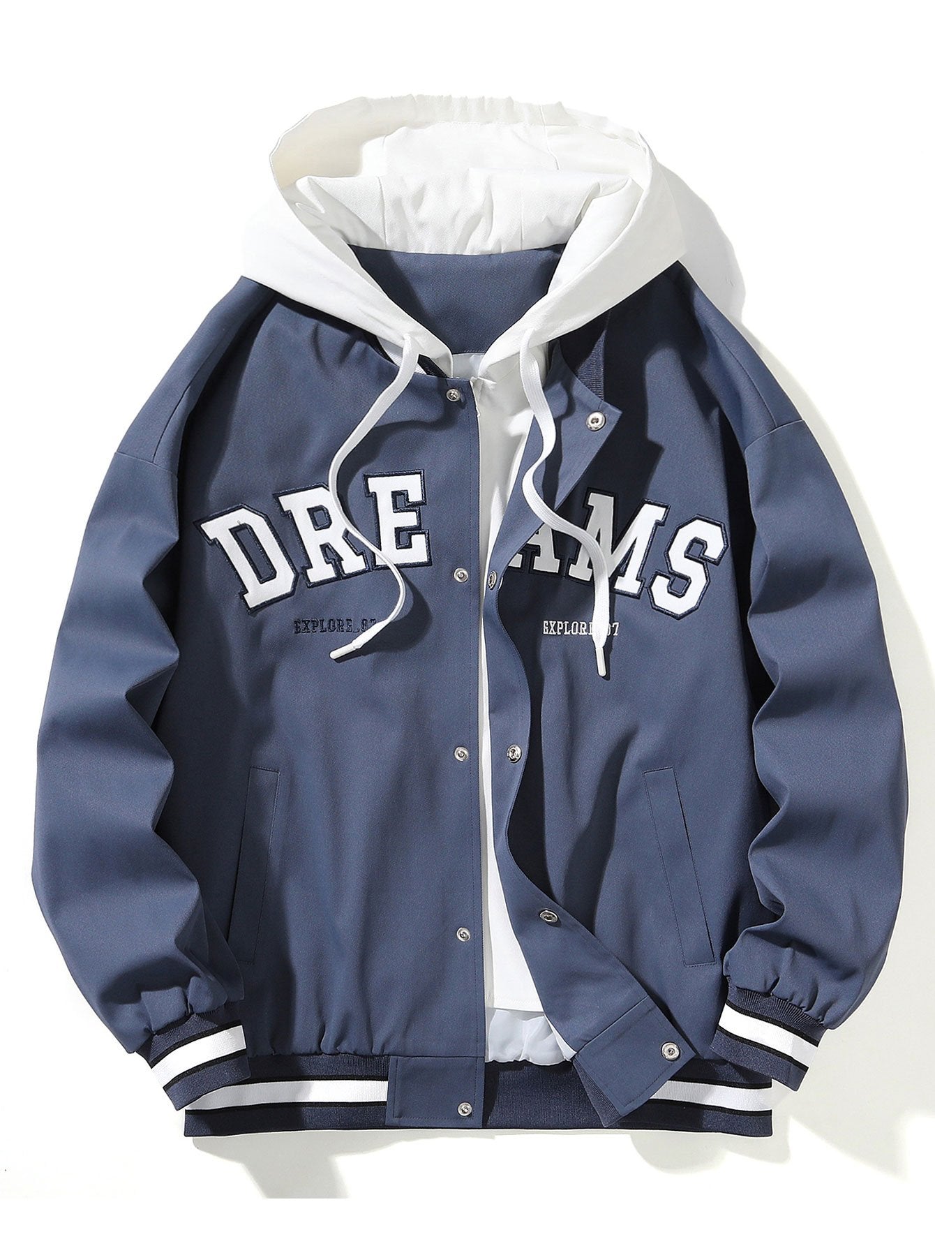Wilder | Hooded Baseball Jacket