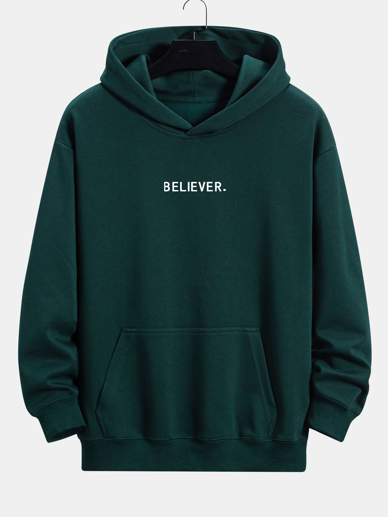 Malik | Believer Print Relax Fit Hoodie