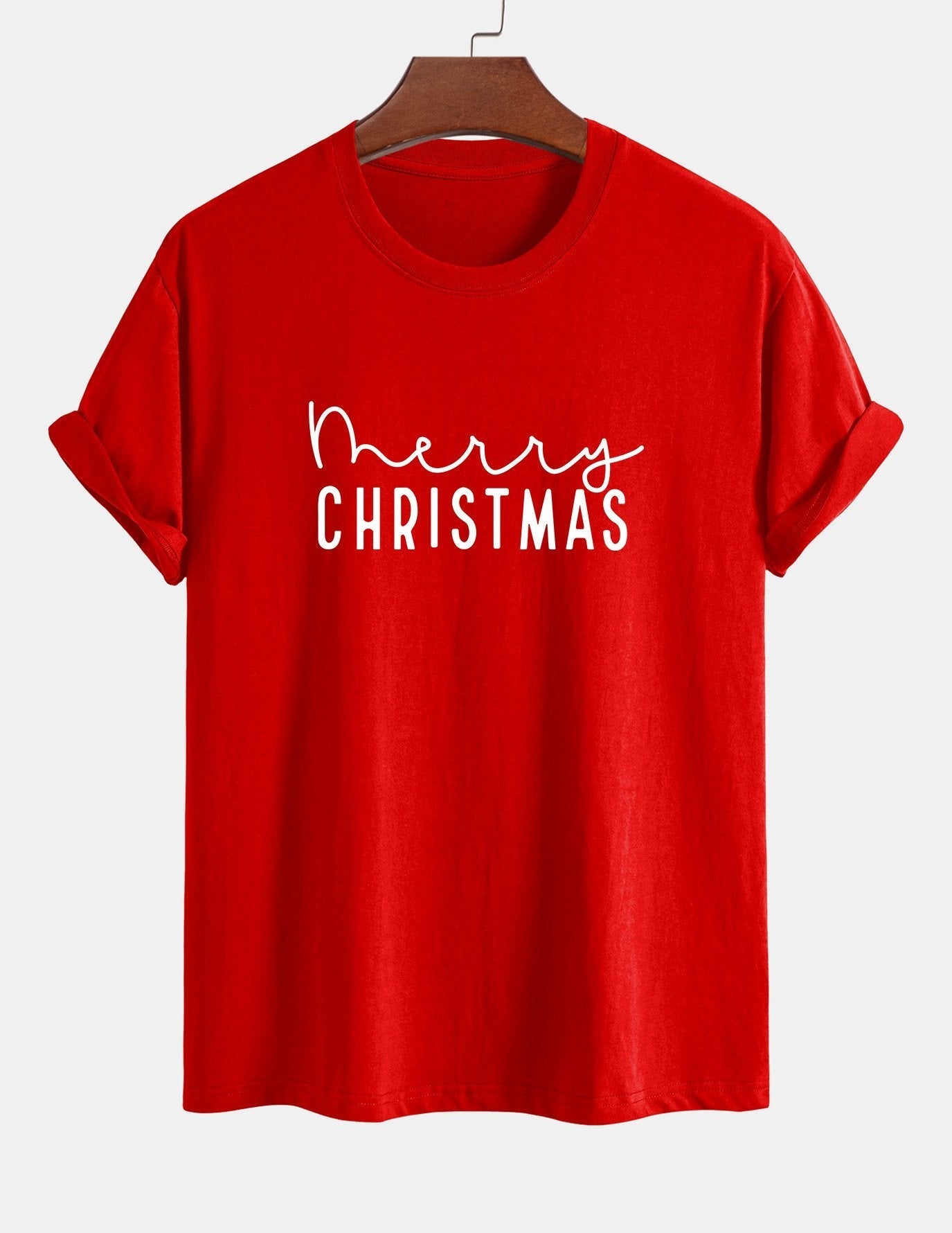 Adelmo® | Christmas Print Cotton T-Shirt