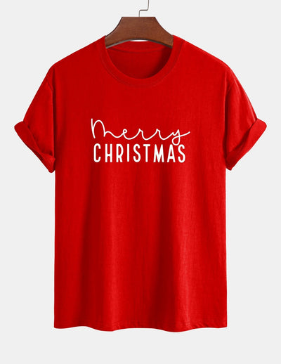 Adelmo® | Christmas Print Cotton T-Shirt