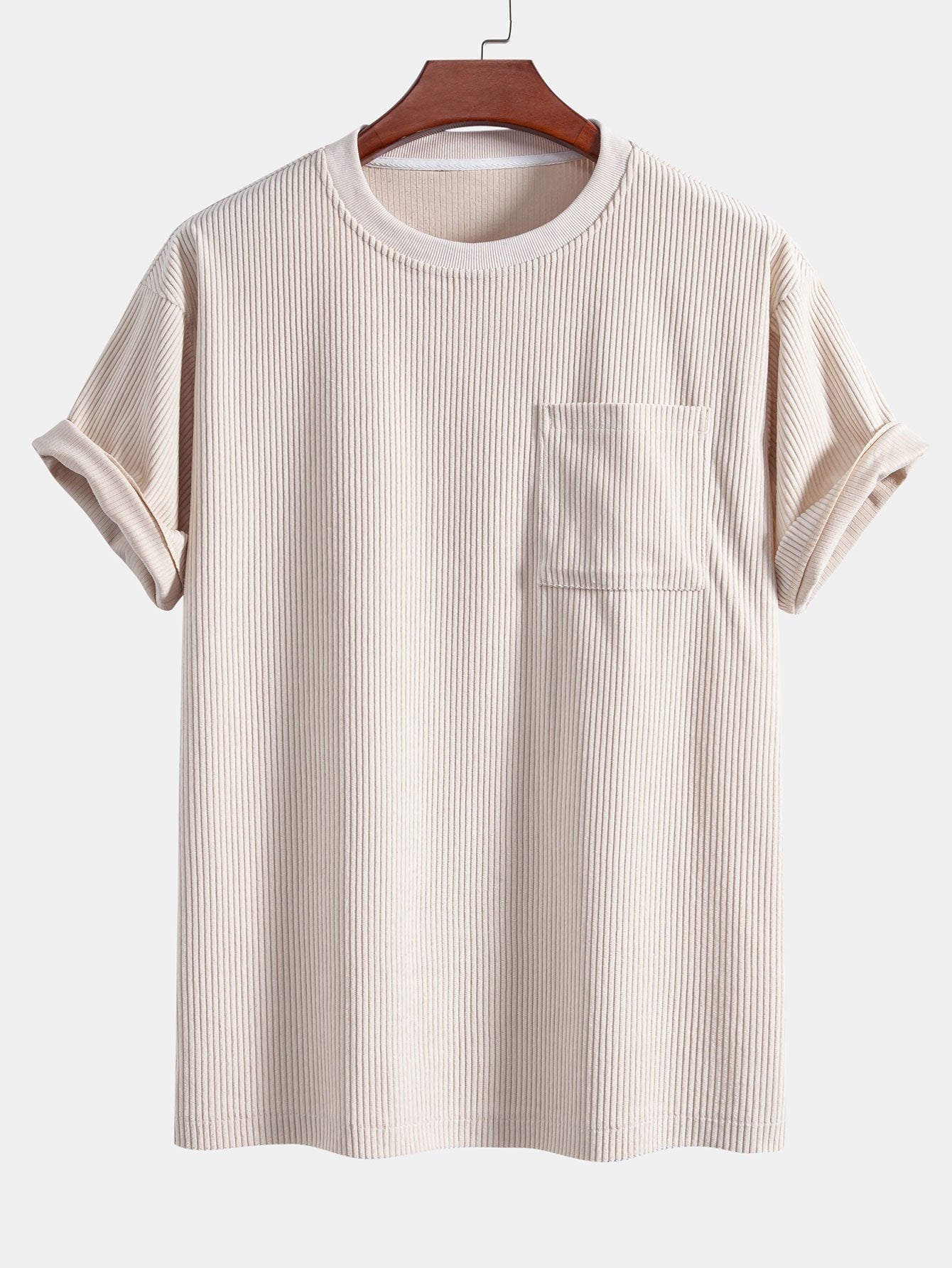 Baltasar® | Corduroy Oversize T-Shirt With Pocket & Shorts