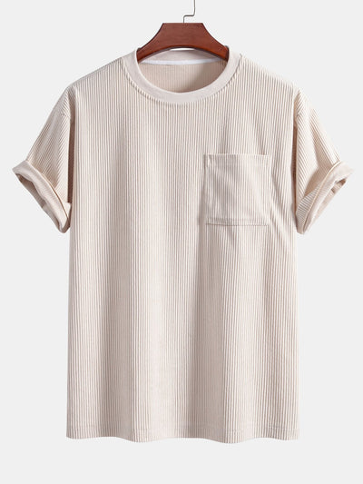 Baltasar® | Corduroy Oversize T-Shirt With Pocket & Shorts