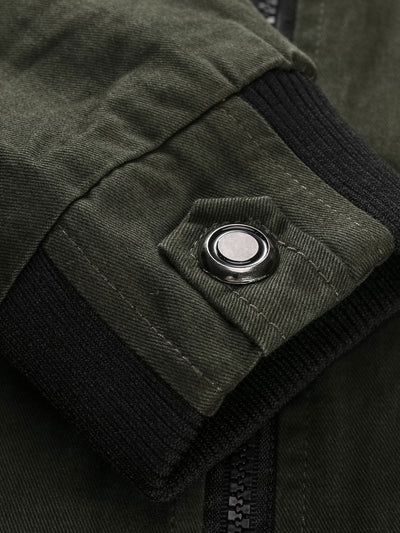 Luis | Chino Zip Up Jacket