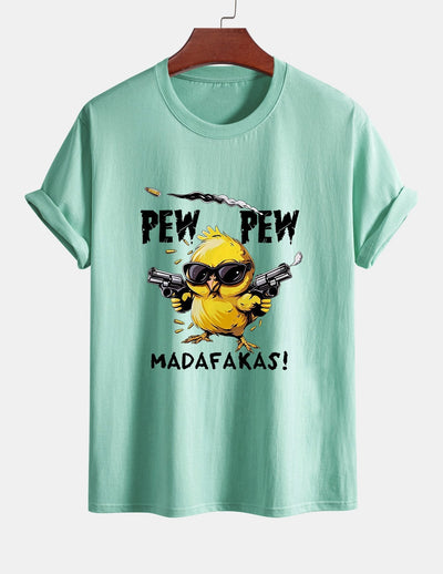 Servando® | Chicken Print Drop Shoulder Oversize T-Shirt