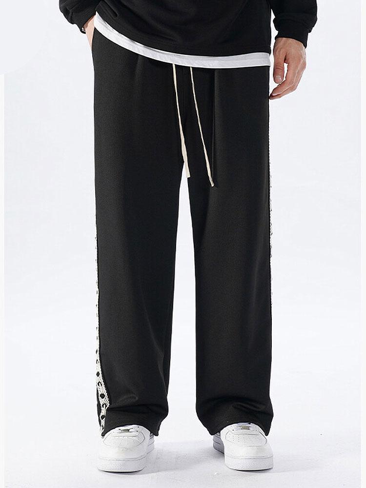 Bardo® | Side Webbing Panel Relax Fit Straight Leg Trousers