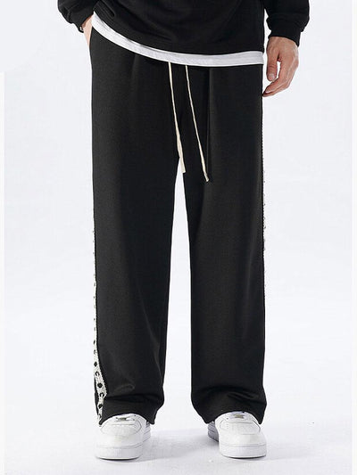Bardo® | Side Webbing Panel Relax Fit Straight Leg Trousers