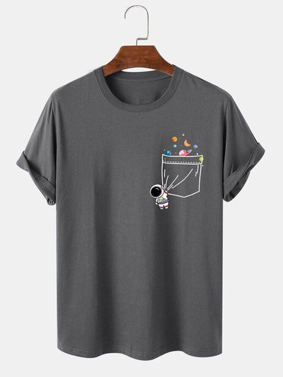 Kiko® | Astronaut Space Pocket Print T-Shirt