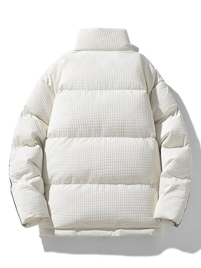 Silas | Waffle Zip Up Puffer Coat