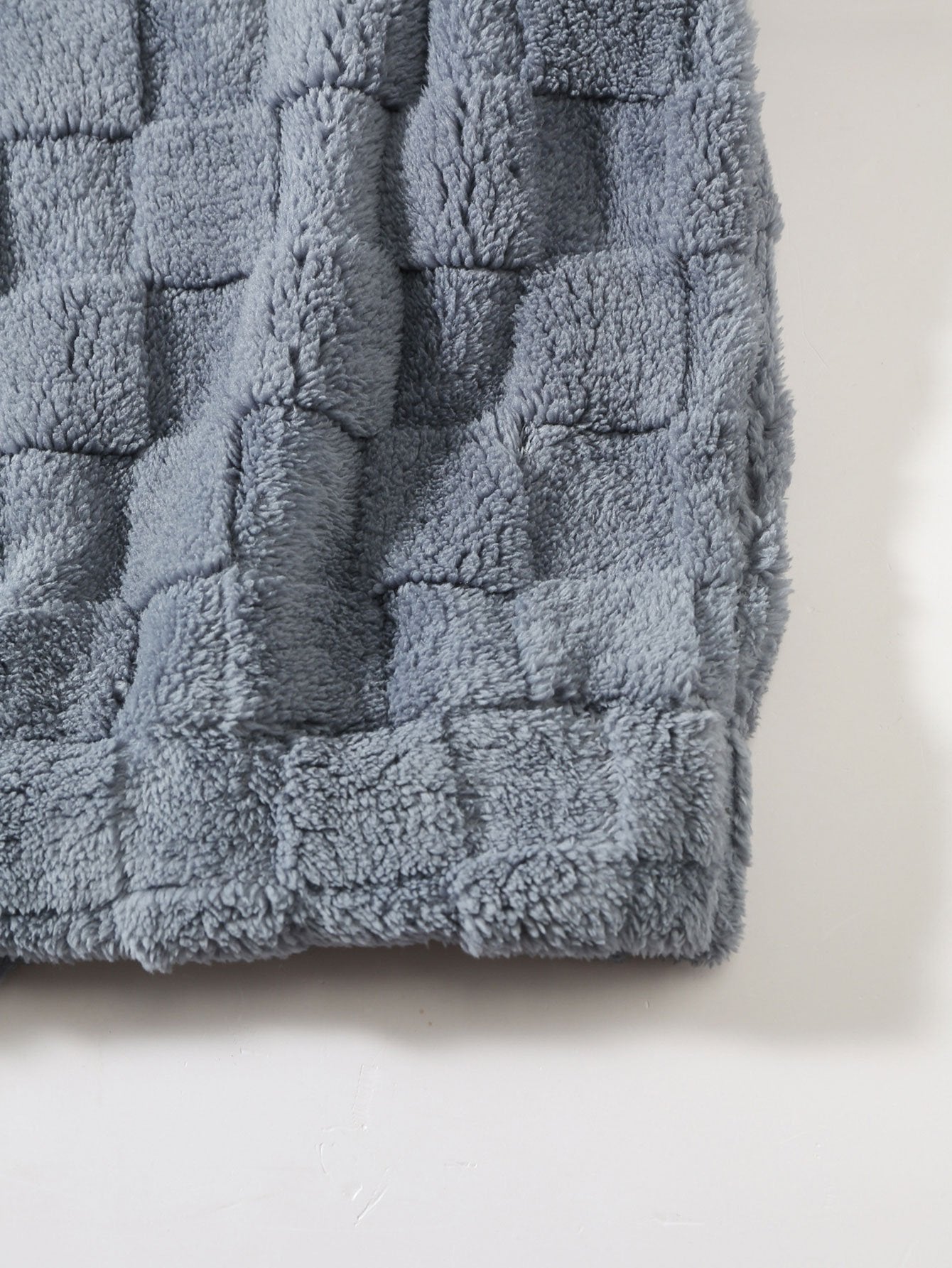 Gerald | Relax Fit Checkerboard Teddy Hoodie