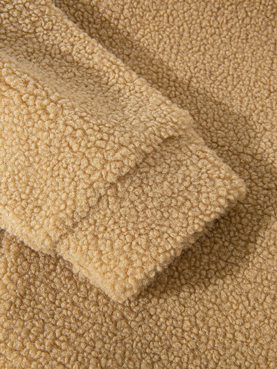 Juan | Color Block Teddy Fleece Coat