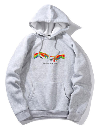 Augustus | Infrared Hand Print Hoodie