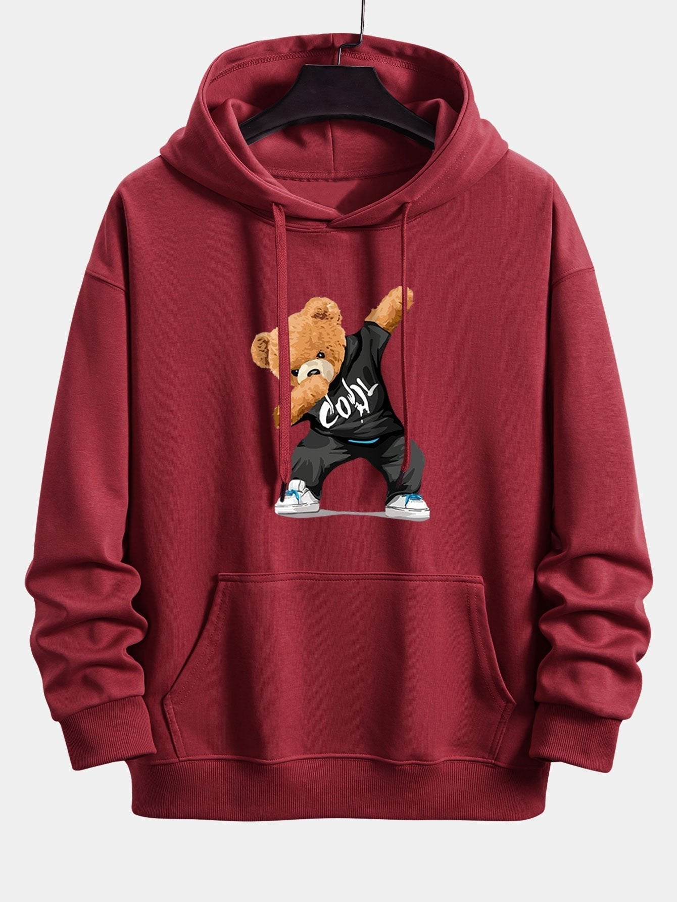 Colby | Cool Bear Print Relax Fit Hoodie